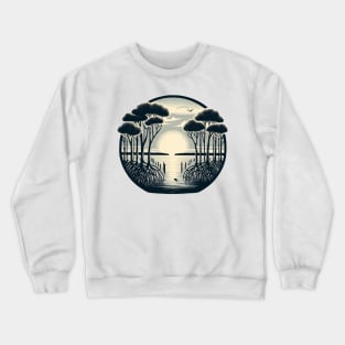 Mangrove sunset Crewneck Sweatshirt